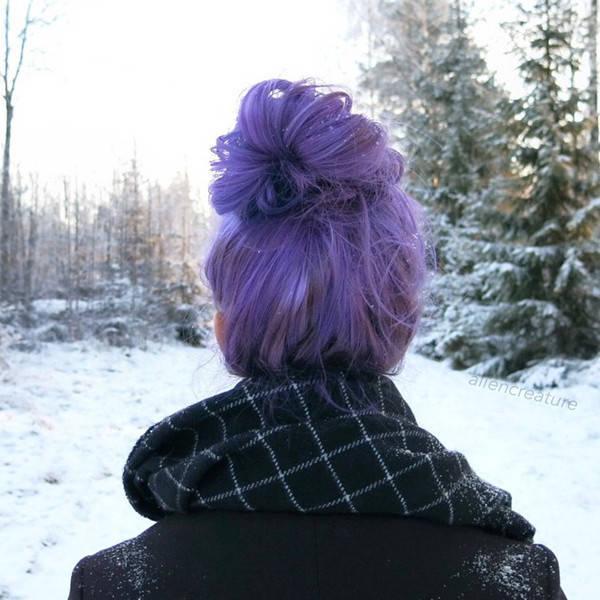 รูปภาพ:http://blog.vpfashion.com/wp-content/uploads/2015/05/Lavender-purple-hair-color-with-messy-top-bun-cute-hairstyle.jpg