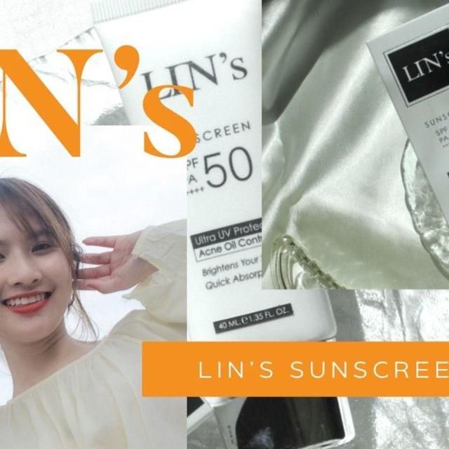 ภาพประกอบบทความ รีวิว กันแดดคุมมันสบายผิว เหมาะกับ summer จาก LIN’s Sunscreen