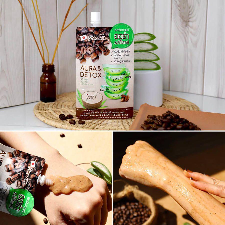 ตัวอย่าง ภาพหน้าปก:ป้ายยา! สครับกาแฟสมูทโตะ Smooto Aloe Vera & Coffee Natural Scrub สครับขัดผิวเนียนใส สัมผัสนุ่มสุดๆ