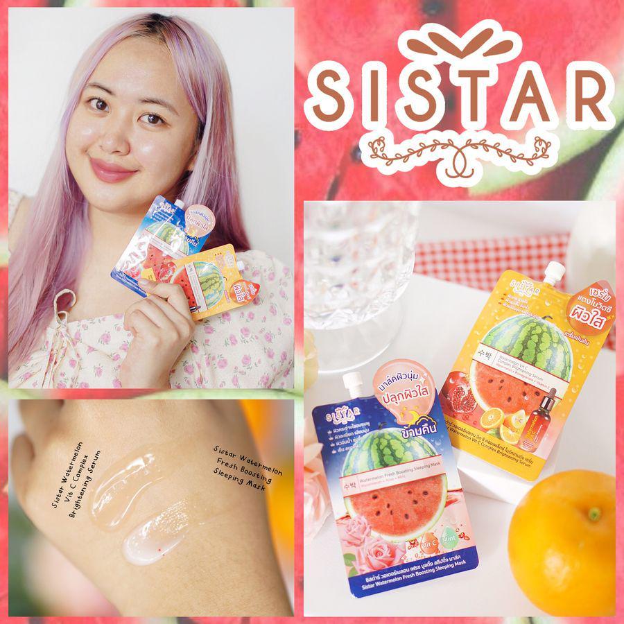 ตัวอย่าง ภาพหน้าปก:ผิวเนียนใส จุดด่างดำลดเลือน ครีมซองแตงโม SISTAR ใช้ครบคู่ ผิวสวยคูณสองไปเล้ย!