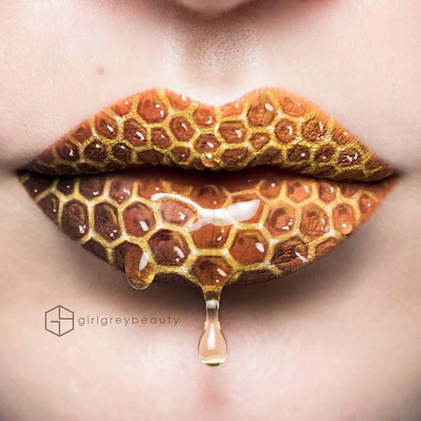 รูปภาพ:http://static.boredpanda.com/blog/wp-content/uploads/2016/03/lip-art-make-up-andrea-reed-girl-grey-beauty-58__605.jpg