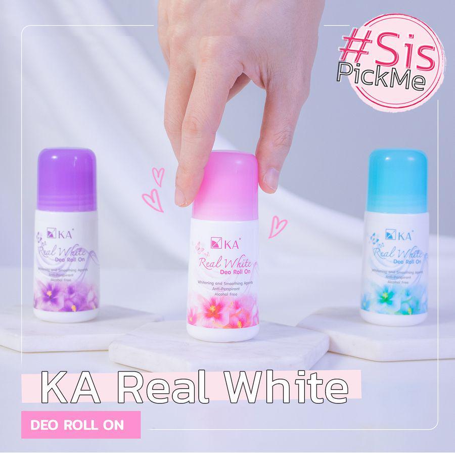 ภาพประกอบบทความ #SisPickMe ชูให้สุดทุกไลฟ์สไตล์ มั่นใจด้วย KA Real White Deo Roll On โรลออนเพื่อรักแร้ขาวเนียน หอมละมุน ❀