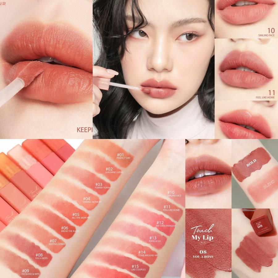 ภาพประกอบบทความ มันเริ่ดเวอร์! ส่องคอลเลกชัน Touch My Lip ลิปสติกมูสกำมะหยี่จาก 4U2 