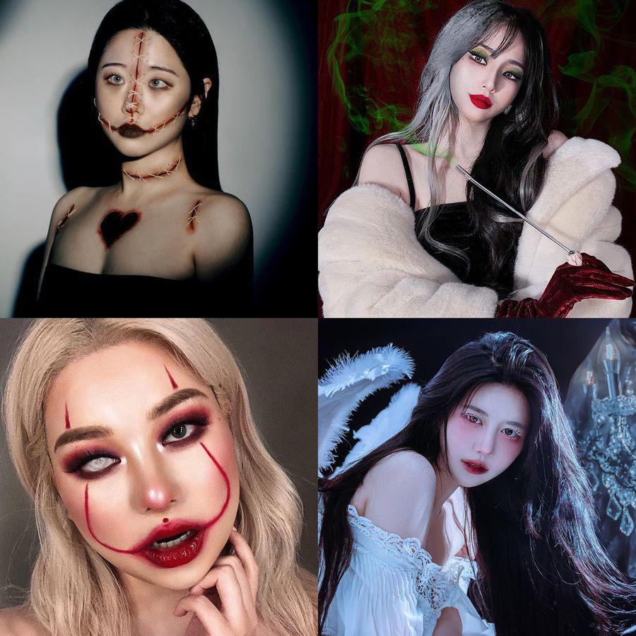 ตัวอย่าง ภาพหน้าปก:หลอนแบบสวยๆ รวม 25 ไอเดีย Halloween Makeup  สไตล์เกาหลี ไม่ชอบหลอนเวอร์ ก็แต่งตามนี้ได้เลย!