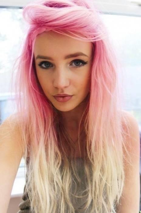 รูปภาพ:http://www.hairstylesupdate.com/wp-content/uploads/2015/11/pink-ombre-hair_27.jpg