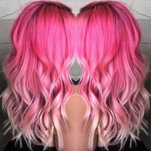 รูปภาพ:http://www.hairstylesupdate.com/wp-content/uploads/2015/11/pink-ombre-hair_22.jpg