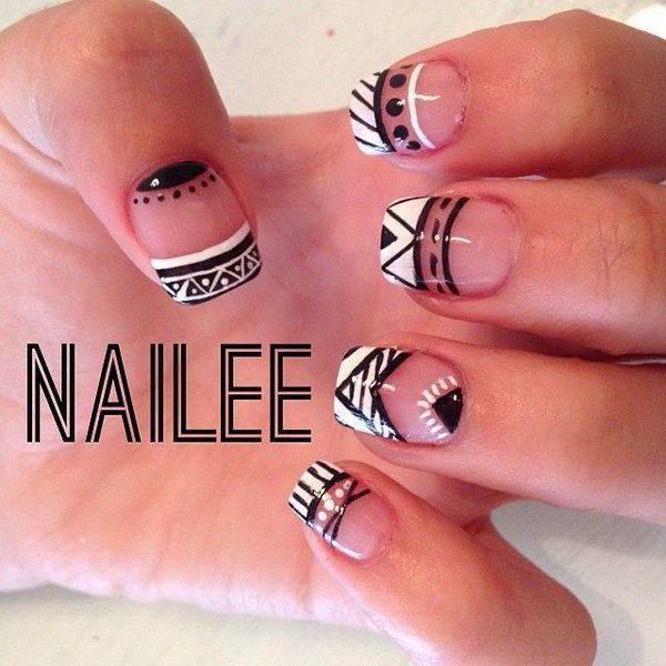 รูปภาพ:http://notedlist.com/wp-content/uploads/2015/08/tribal-nail-art/23-tribal-nail-art-designs.jpg