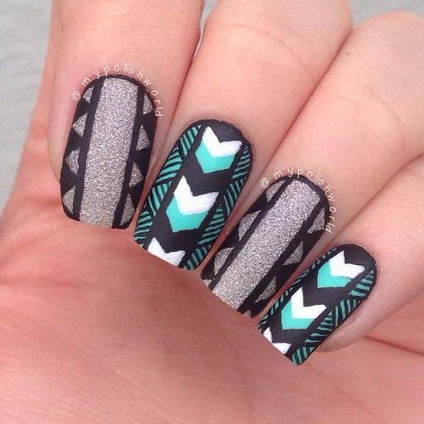 รูปภาพ:http://notedlist.com/wp-content/uploads/2015/08/tribal-nail-art/16-tribal-nail-art-designs.jpg