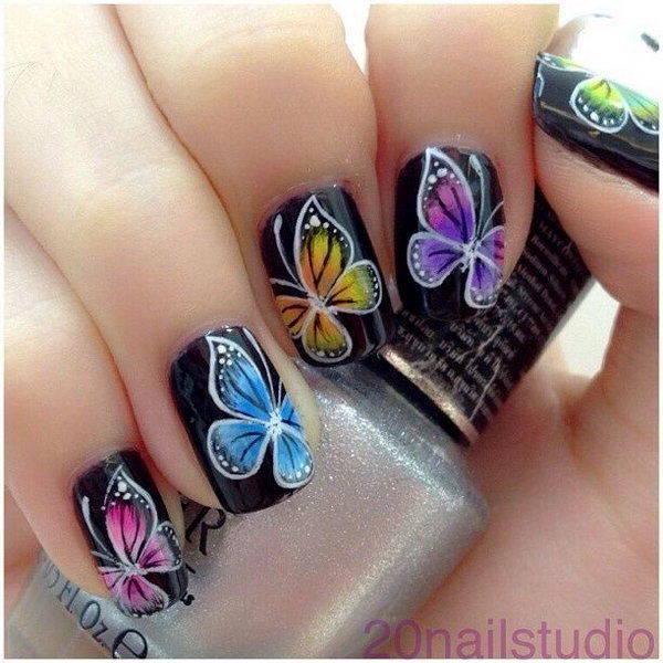 รูปภาพ:http://notedlist.com/wp-content/uploads/2015/08/butterfly-nail-art-designs/2-butterfly-nail-art-designs.jpg