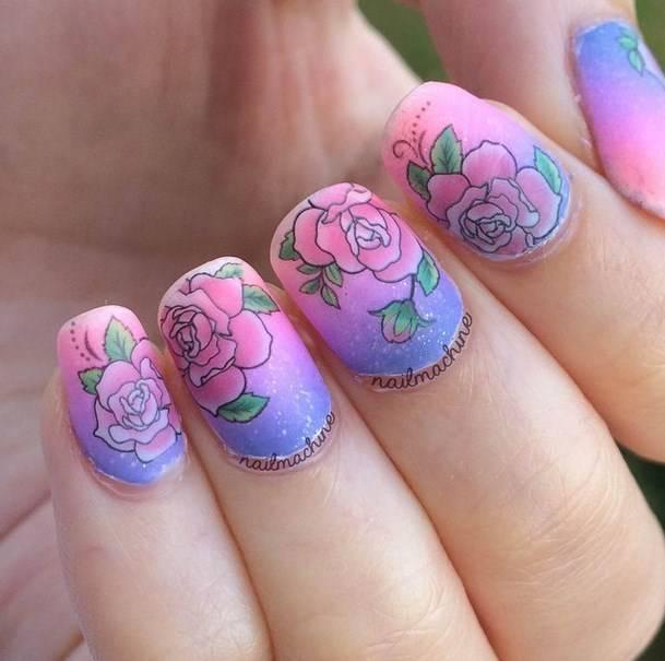 รูปภาพ:http://bmodish.com/wp-content/uploads/2015/07/gradient-rose-nails-bmodish.jpg