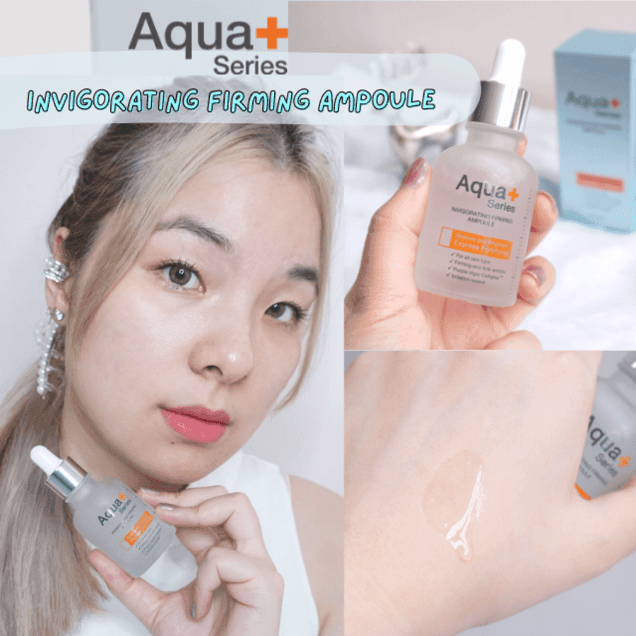 ตัวอย่าง ภาพหน้าปก:Review : แอมพูล AquaPlus  Invigorating Firming Ampoule บูสต์ผิวเร่งด่วน บอกลาริ้วรอย และจุดด่างดำ