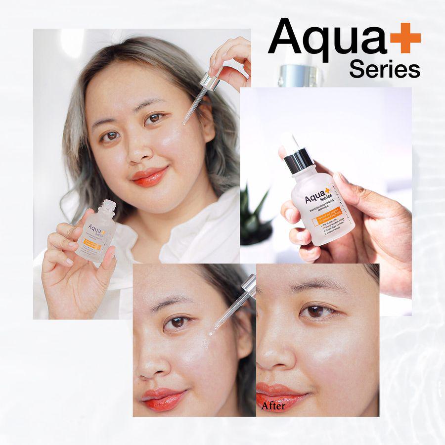 ตัวอย่าง ภาพหน้าปก:บูสต์ผิวเร่งด่วน ใช้ดีบอกต่อ AquaPlus Invigorating Firming Ampoule แอมพูลตัวใหม่ เพื่อผิวใสฉ่ำเด้ง