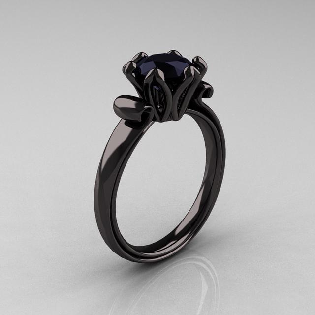 รูปภาพ:http://blackengagementrings.org/wp-content/uploads/2013/11/princess-cut-black-gold-engagement-rings.jpg