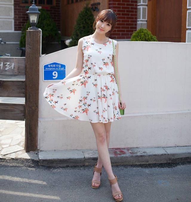 รูปภาพ:http://i00.i.aliimg.com/wsphoto/v0/1879748170_1/Korean-version-of-the-new-summer-2014-women-s-fashion-print-chiffon-sleeveless-jumpsuit-doves-skirt.jpg