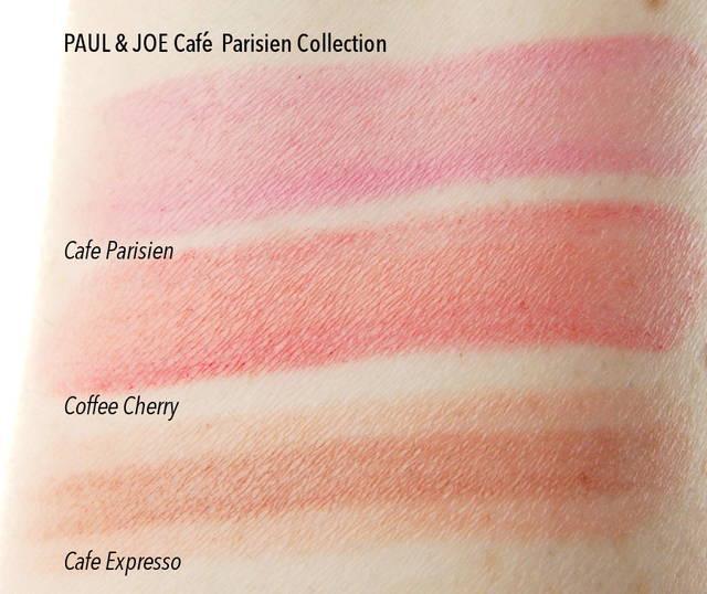 รูปภาพ:http://swatchandreview.com/wp-content/uploads/2015/08/Paul-and-Joe-Cafe-Parisien-collection-lipstick-swatches.jpg