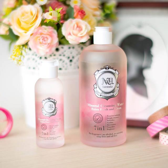 ตัวอย่าง ภาพหน้าปก:Nu Formula Mineral Cleansing Water เช็ดหน้า ลบเครื่องสำอาง สะอาดใสในขวดเดียว!