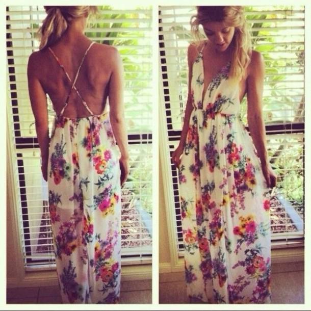 รูปภาพ:http://picture-cdn.wheretoget.it/dtxz60-l-610x610-dress-floral-hippie-boho-maxi-floral+maxi+dress-summer+dress-sundress-white+dress-colorful+dress-crossback-gorgeous.jpg