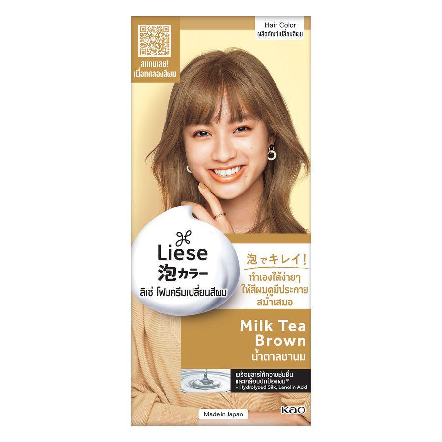 รูปภาพ:https://www.kao.com/content/dam/sites/kao/www-kao-com/th/th/products/liese/Liese-Bubble-Color-Milk-Tea-Brown.jpg