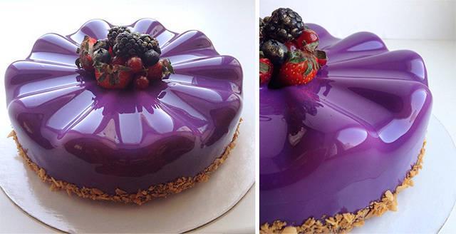 รูปภาพ:http://static.boredpanda.com/blog/wp-content/uploads/2016/05/mirror-glazed-marble-cake-olganoskovaa-30.jpg