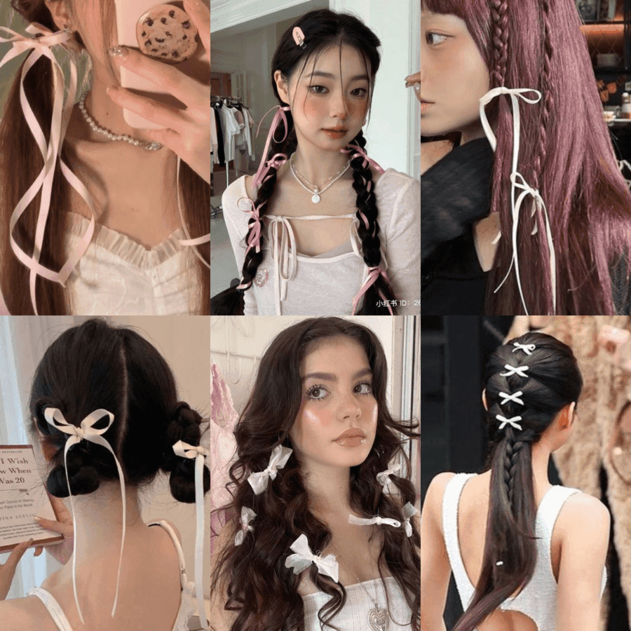 ภาพประกอบบทความ Ribbon Hairstyle 25 ไอเดียทรงผมริบบิ้นจิ๋ว เพิ่มความคิ้วท์สไตล์สาวเวียดนาม 