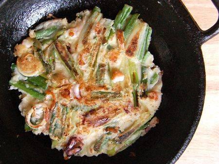 รูปภาพ:http://www.justonecookbook.com/wp-content/uploads/2015/01/Korean-Pancake-7.jpg