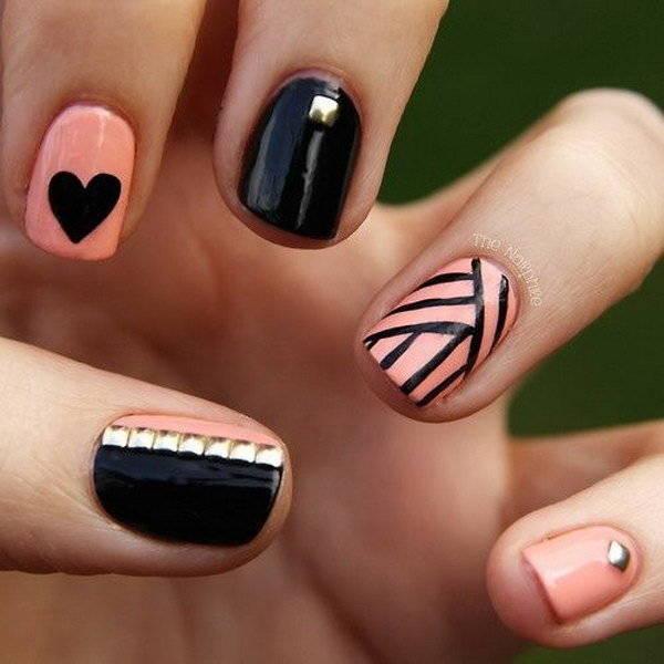 รูปภาพ:http://ideastand.com/wp-content/uploads/2016/01/pink-and-black-nail-art-designs/24-pink-and-black-nail-art-designs.jpg