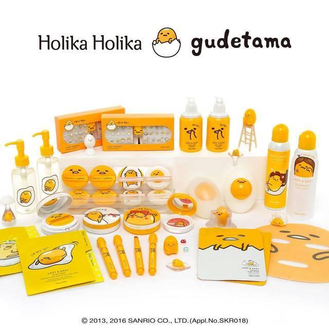 ภาพประกอบบทความ เครื่องสำอางไข่ขี้เกียจ!! Holika Holika x Gudetama ส่งตรงจากเกาหลี