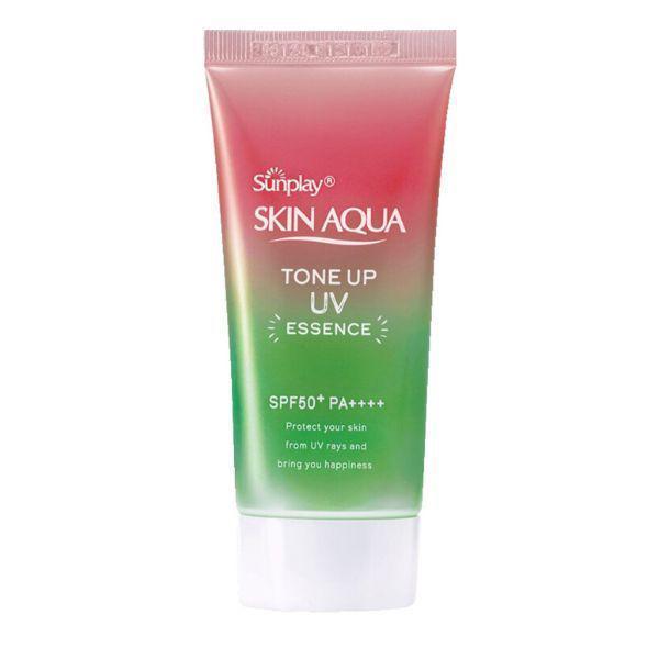 รูปภาพ:กันแดดหน้าใสกันน้ำ Sunplay Skin Aqua Tone Up UV Essence Rose Aura SPF50 PA++++