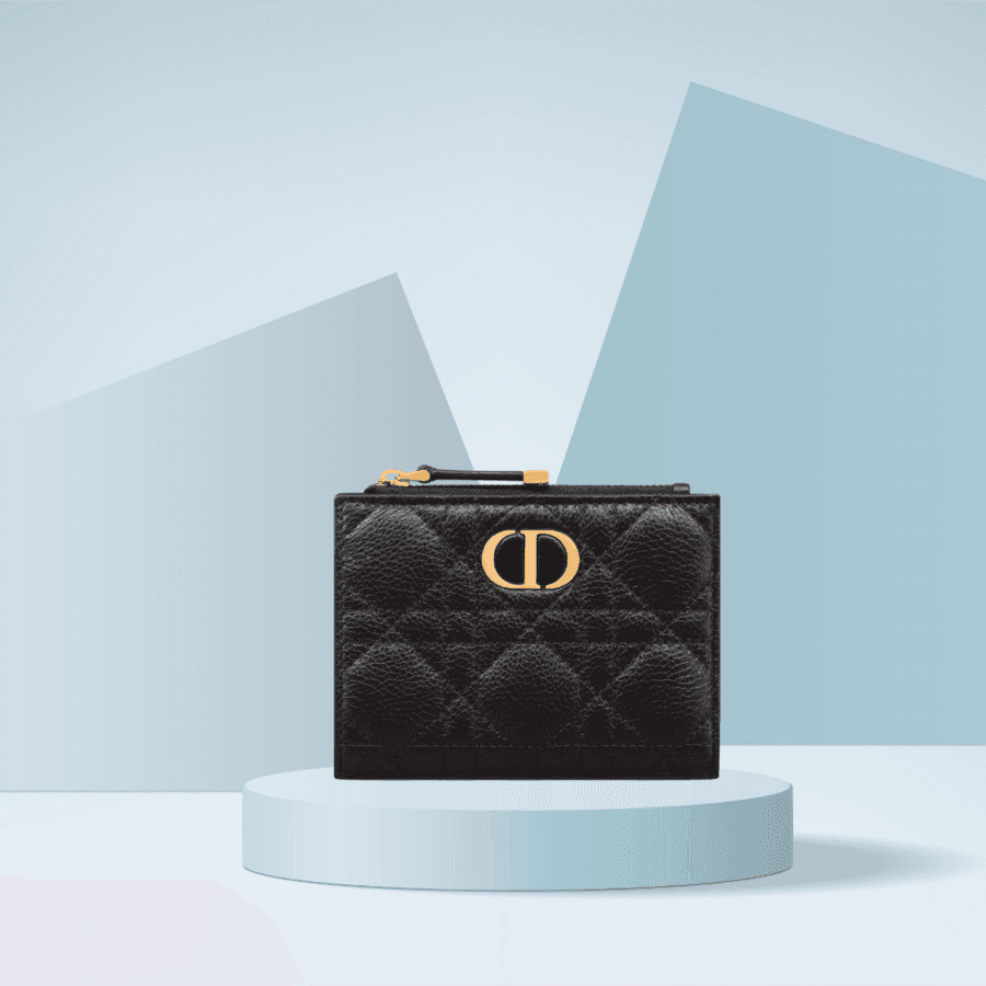 รูปภาพ:กระเป๋าสตางค์ Dior Caro Dahlia Wallet