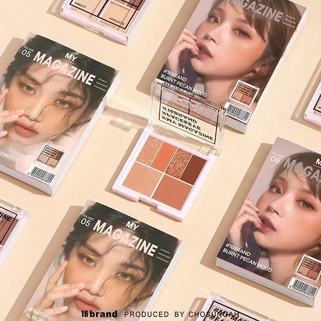 ตัวอย่าง ภาพหน้าปก:อัปเดตพาเลตสุดคุ้ม 16Brand My Magazine Face & Eye กับ 2 เฉดสีใหม่ล่าสุด ต้อนรับ F/W 2020 🍂