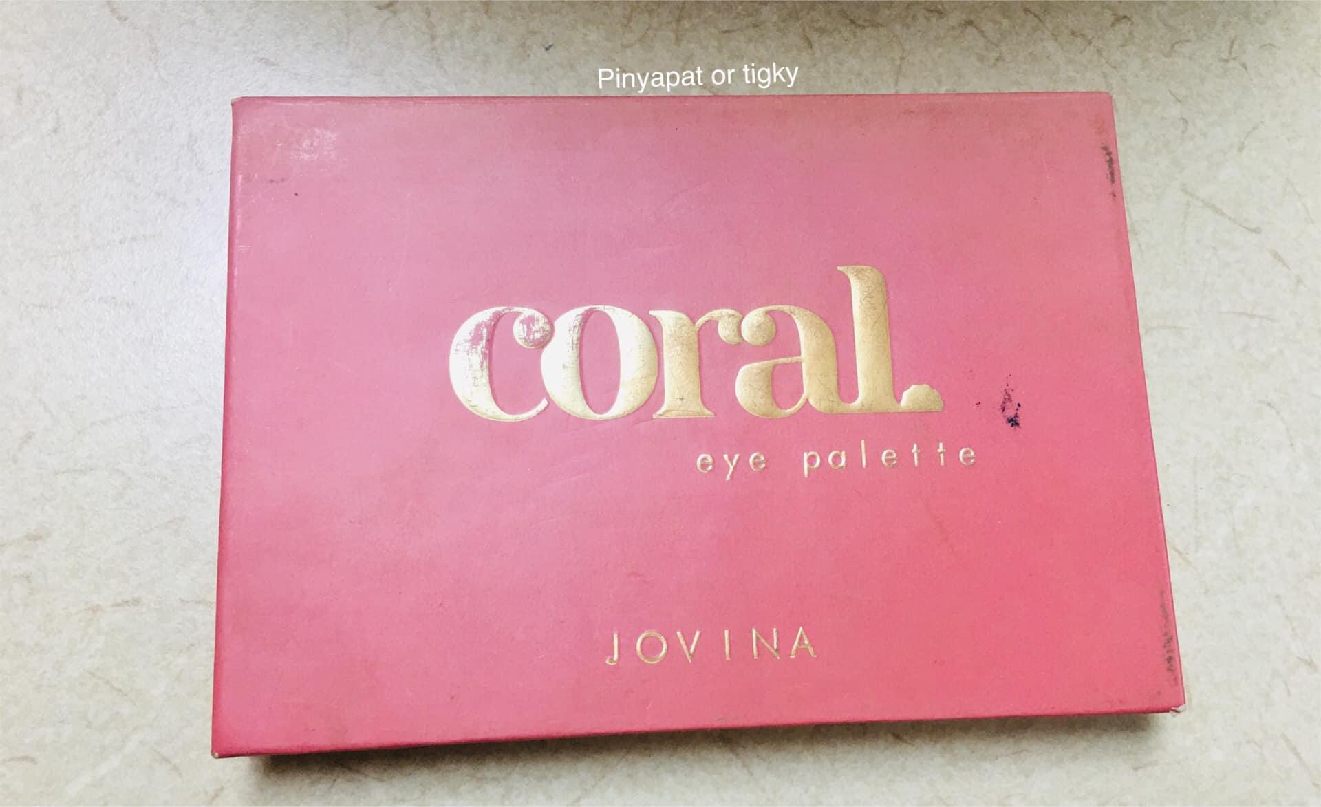 ภาพหน้าปก รีวิวอายชาโดว์ jovina Coral eye palette  ที่:0