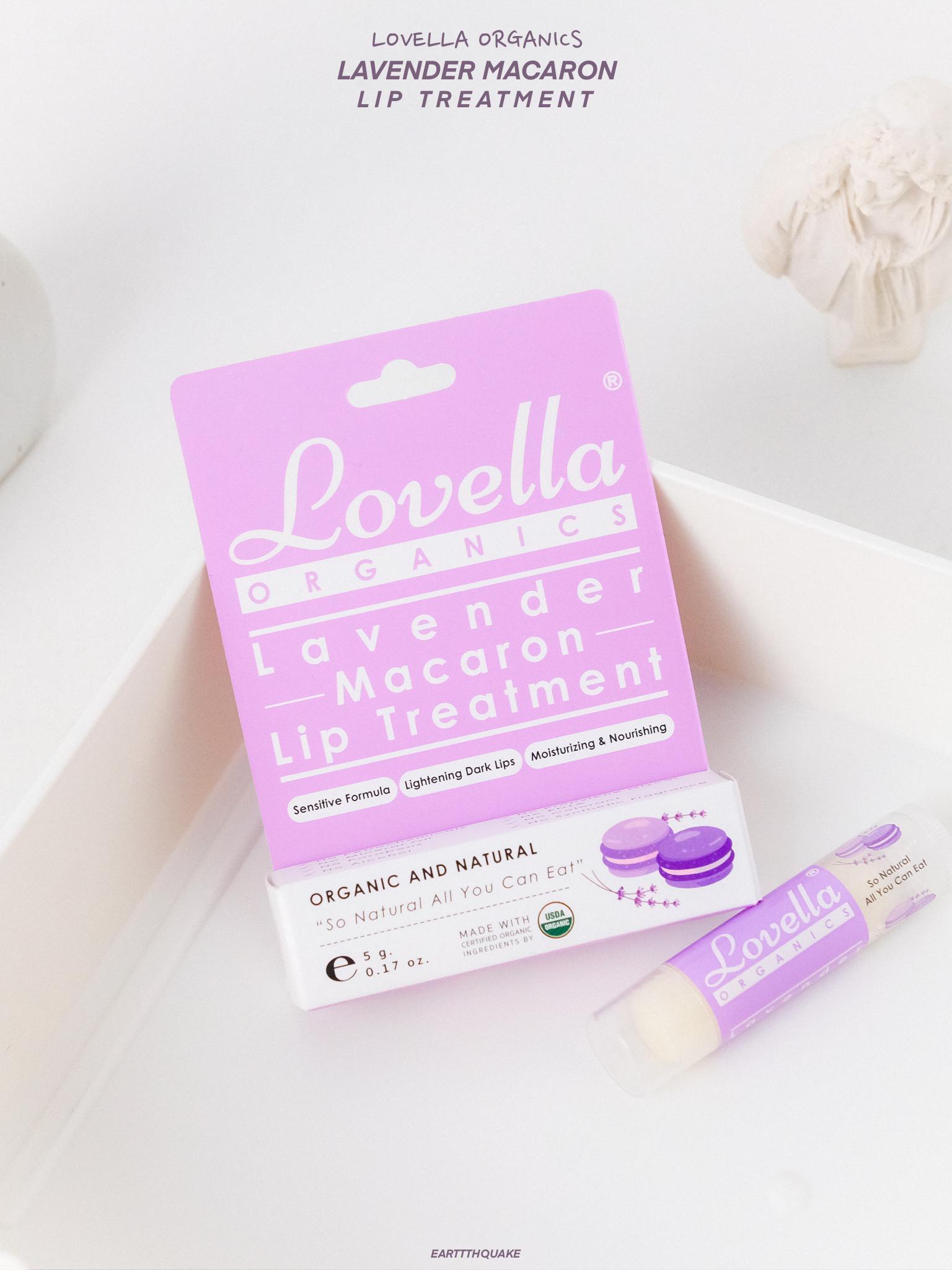 ภาพหน้าปก ลิปทรีทเมนท์ออแกนิค กลิ่นมาการอง ปากนุ่ม~ ชุ่มชื้น😚🫦 lovella organics Lavender Macaron Lip Treatment ที่:0