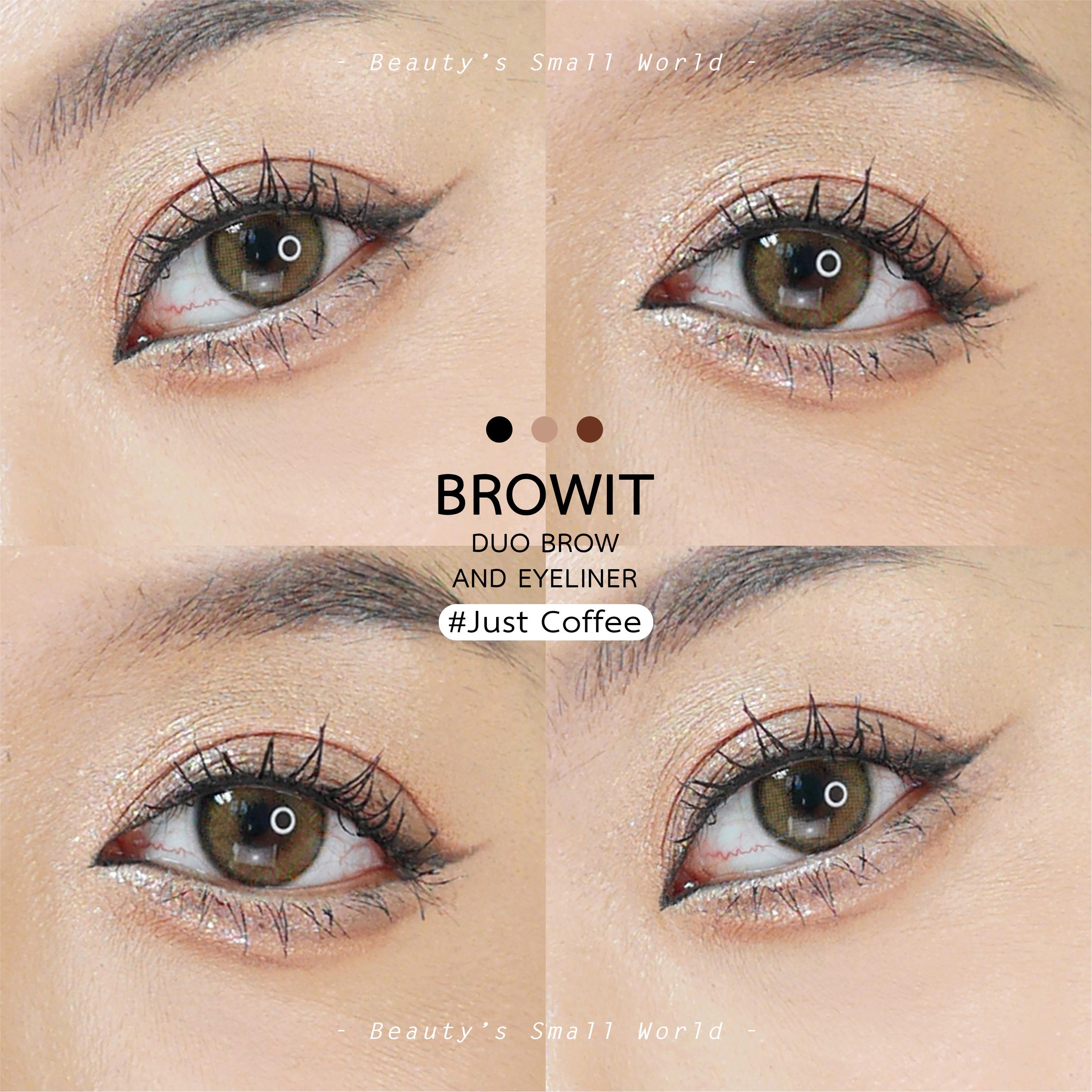 ภาพหน้าปก อายไลน์เนอร์ตาหวานแบบสาวเกา [ browit ] duo brow and eyeliner ที่:1